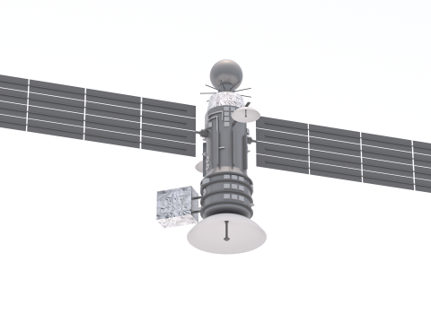 Satelita pogodowy 1 Model 3D