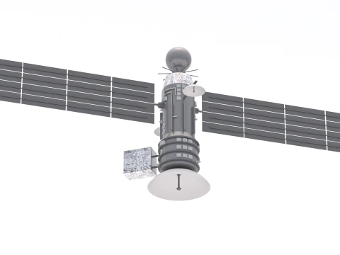 Weather Satellite 1 3D Model