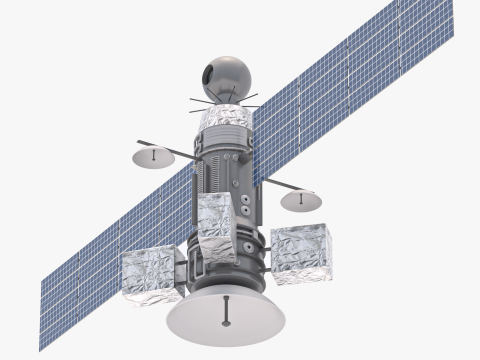 Satelita pogodowy 2 Model 3D