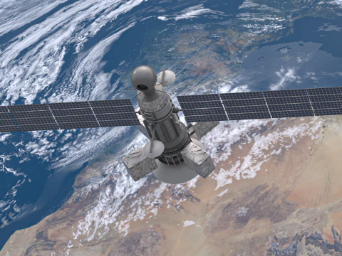 Weather Satellite 2 3D Model