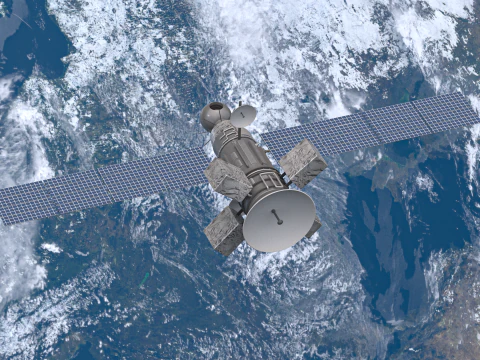 Weather Satellite 2 3D Model