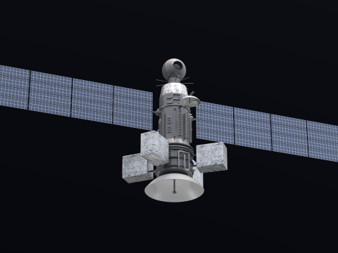 Satelita pogodowy 2 Model 3D