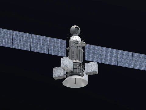 Weather Satellite 2 3D Model