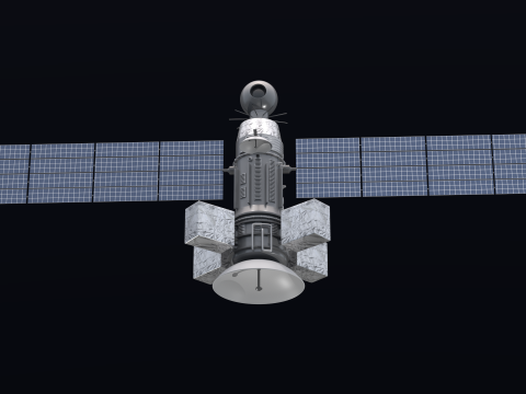 Satelita pogodowy 2 Model 3D