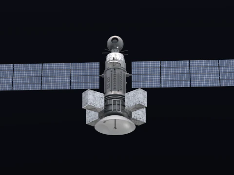Weather Satellite 2 3D Model
