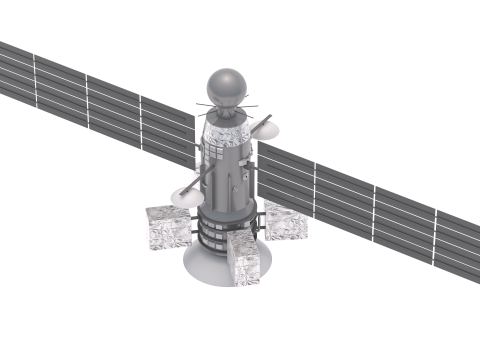Satelita pogodowy 2 Model 3D