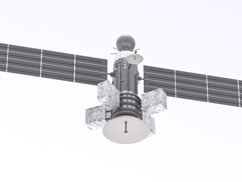 Satelita pogodowy 2 Model 3D