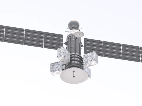 Weather Satellite 2 3D Model