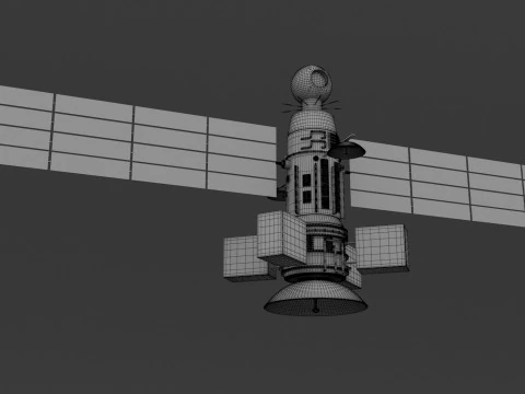 Weather Satellite 2 3D Model