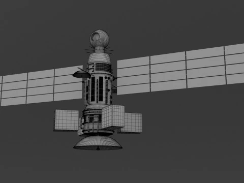 Weather Satellite 2 3D Model