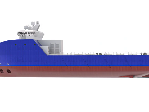 Tug Supply Vessel 3D Model
