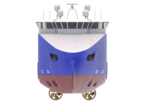 Tug Supply Vessel 3D Model