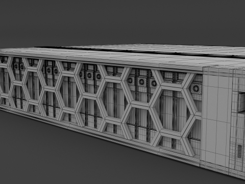 Serwer danych 4U 1 Model 3D