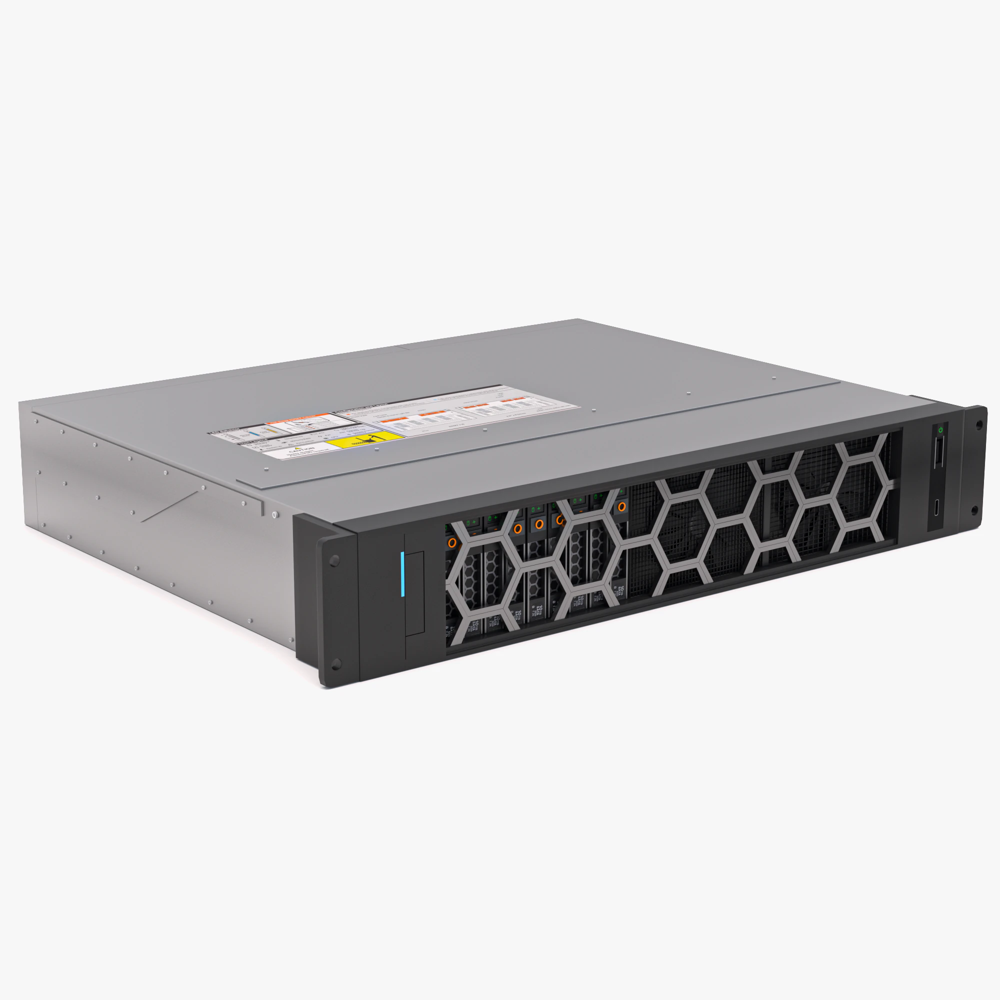 Data Server 4U 3 3D Model .c4d .max .obj .3ds .fbx .stl .blend 
