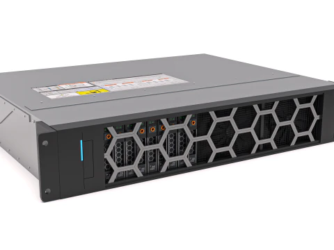 Data Server 4U 3 3D Model