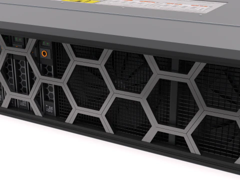Data Server 4U 3 3D Model