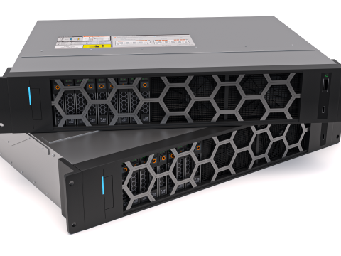 데이터 서버 4U 3 3D 모델