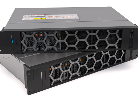 Data Server 4U 3 3D Model