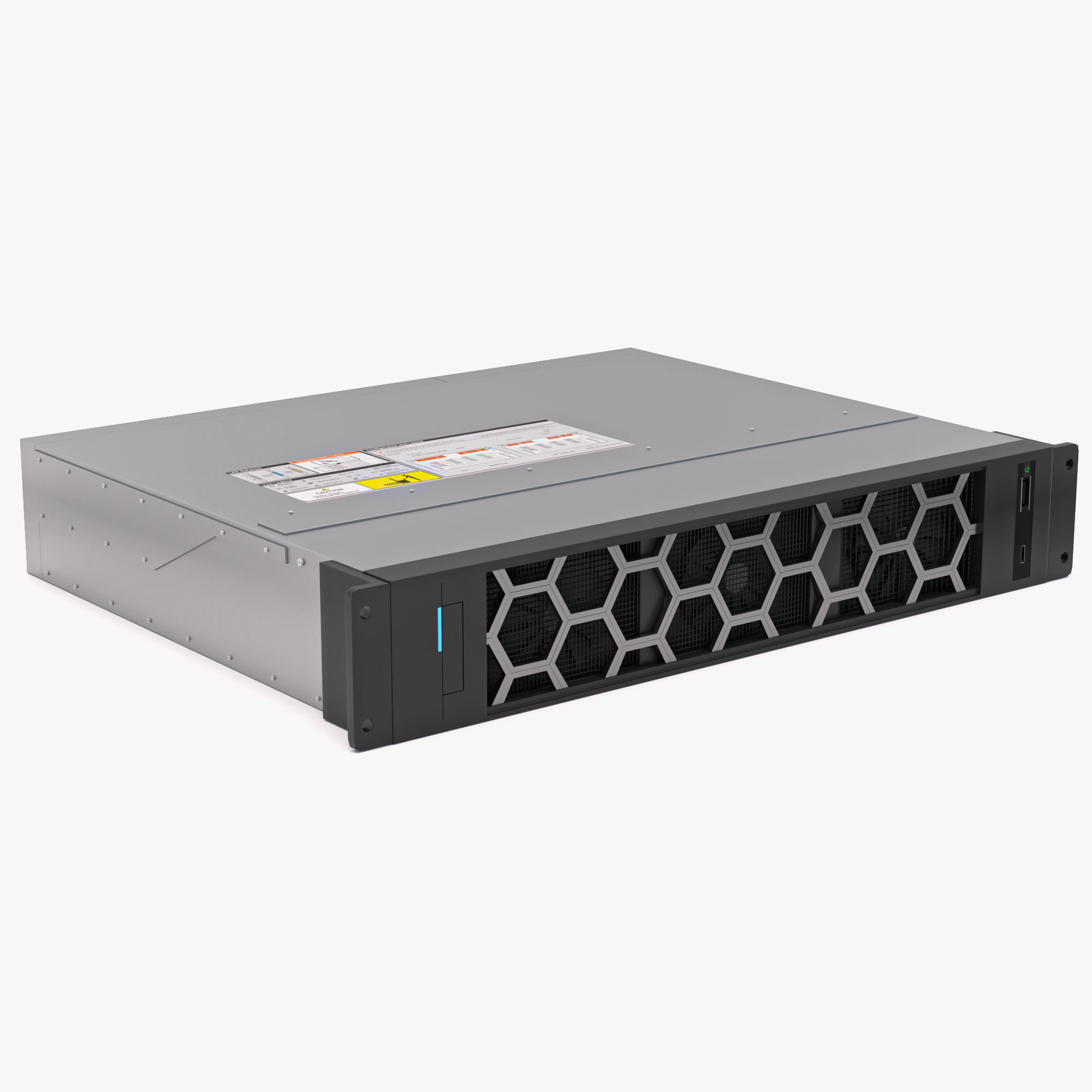 Data Server 4U 4 3D Model .c4d .max .obj .3ds .fbx .stl .blend 