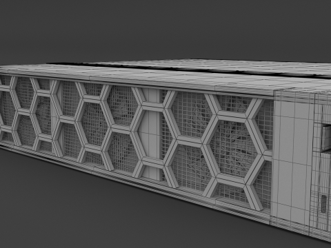 Servidor de datos 4U 4 Modelo 3D