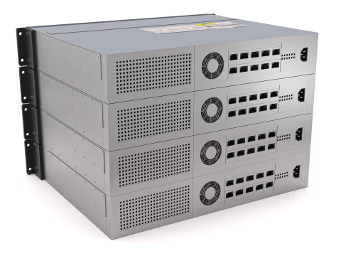 Data Storage Server Collection 3D Model