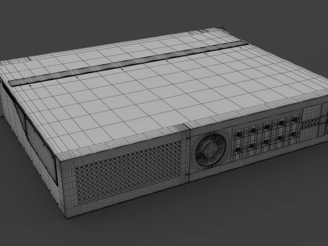 Data Storage Server Collection 3D Model