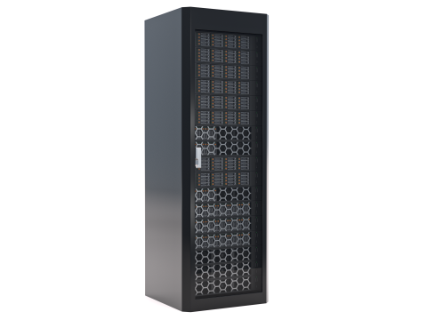 Bastidor de servidor de datos Modelo 3D