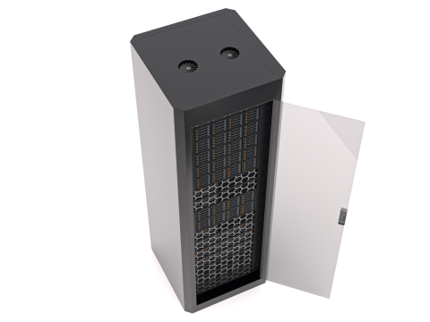 Bastidor de servidor de datos Modelo 3D