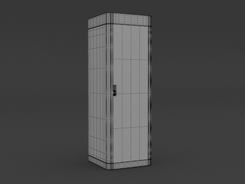 Bastidor de servidor de datos Modelo 3D