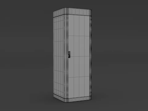 Rack del server dati Modello 3D