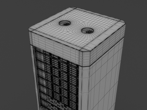 Bastidor de servidor de datos Modelo 3D