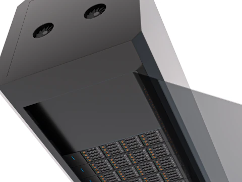 Rack del server dati 2 Modello 3D