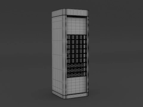 Rack del server dati 2 Modello 3D