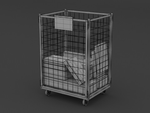 Contenedor rodante Modelo 3D