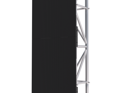 LED-Videowand v2 P2 mit Truss 3D Modell