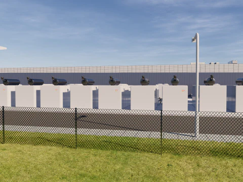 Budynek centrum danych Model 3D