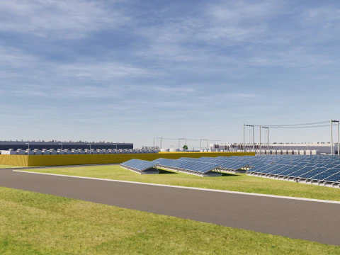 Data Center Area 3D Model