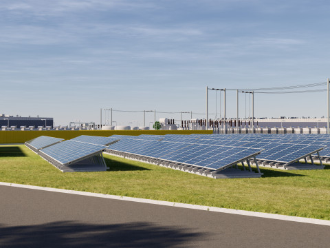 Área del centro de datos Modelo 3D