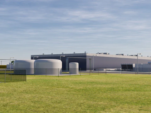 Data Center Area 3D Model