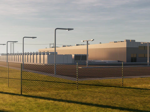 Data Center Area 3D Model