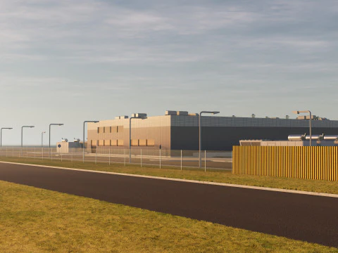 Data Center Area 3D Model