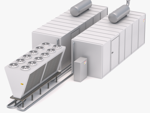 Кондиционер v3 3D Модель