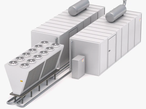Unit&agrave; di climatizzazione v3 Modello 3D