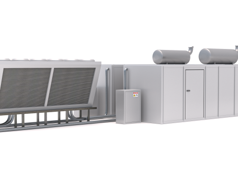 Кондиционер v3 3D Модель