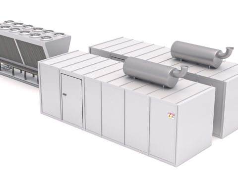 Кондиционер v3 3D Модель