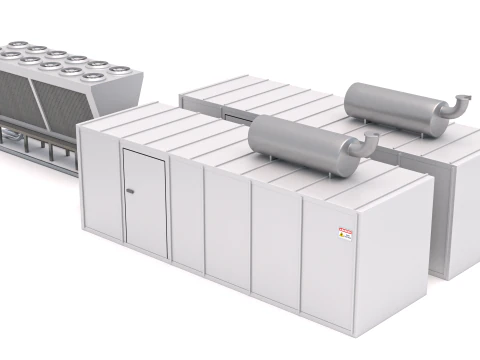 Unidade de Ar Condicionado v3 Modelo 3D