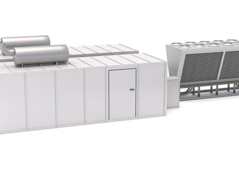 Unidade de Ar Condicionado v3 Modelo 3D