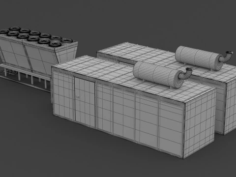 Unidade de Ar Condicionado v3 Modelo 3D