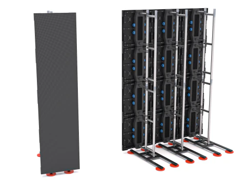 Led Video Wall v3 P2 and Truss 3D Model