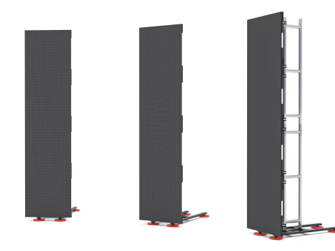 Led Video Wall v3 P2 and Truss 3D Model